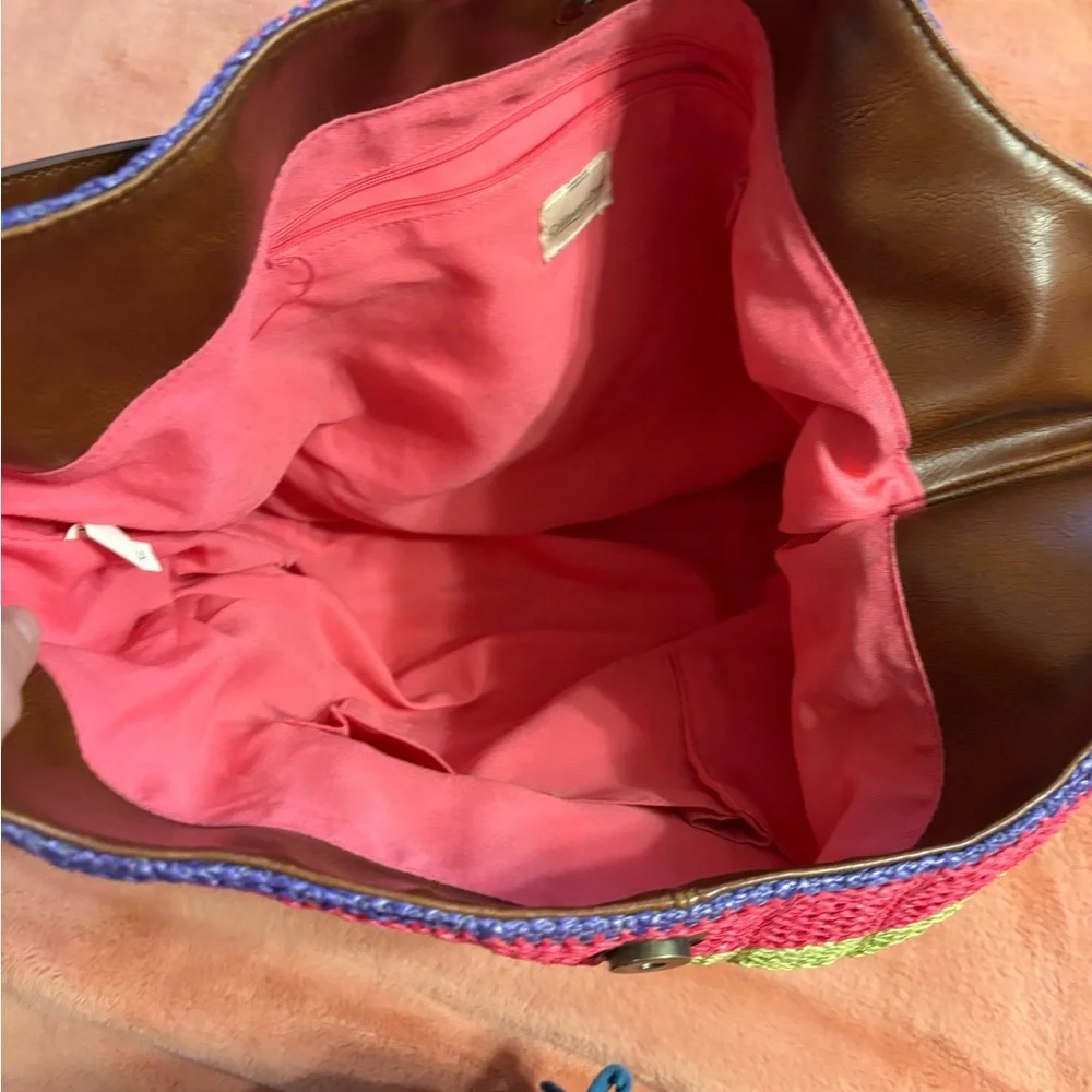 Coldwater Creek Multicolor Woven Shoulder Bag - Picture 5 of 6